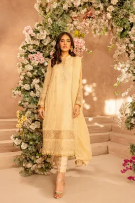 Maria B. Embroidered Silk Dupatta view 1